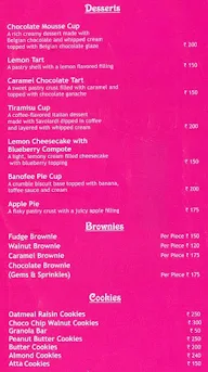 Sweet Bakes menu 3