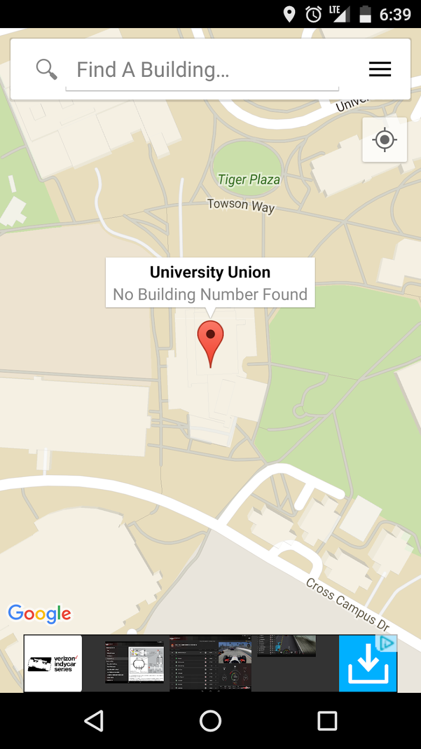 Towson Maps Screen 2
