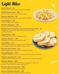 Golden cafe Spine city menu 2