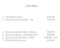 Home Food Studio menu 3