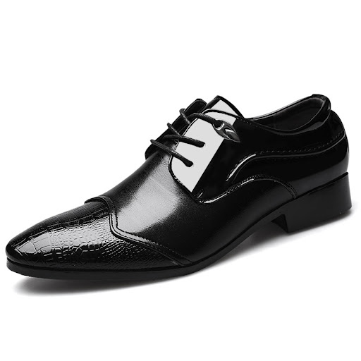Title 2, Mens Business Formal Lace Up British Wedding S...