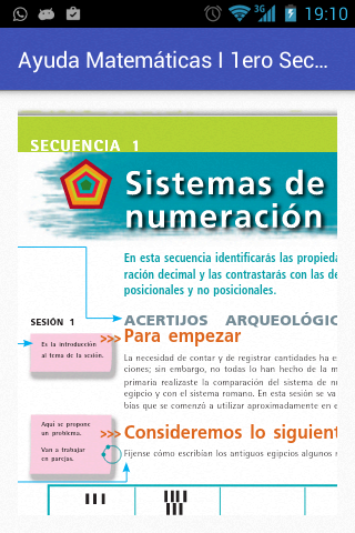 Ayuda Matemáticas I Primer Sec