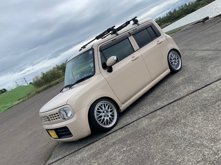 アルトラパンの夏仕様・ラパン乗りと繋がりたい・HE22S・車高調 アルトラパンの夏仕様・ラパン乗りと繋がりたい・HE22S・車高調