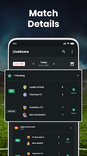 Screenshot Football Scoreboard-Live Score