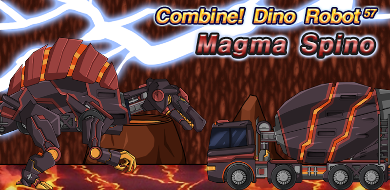 Combine! Dino Robot-MagmaSpino