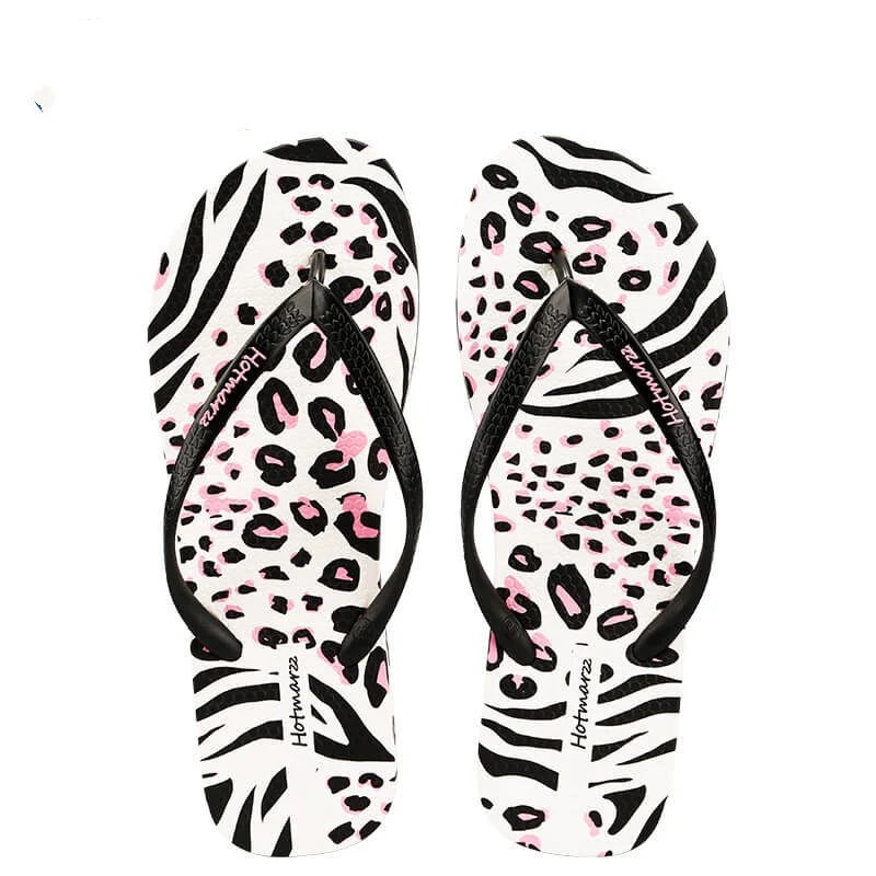 Dames Luipaard Teenslippers Antislip Zomerslippers voor dames Comfortabele en stijlvolle slippers voor de zomer