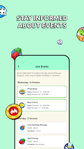 Screenshot Go'Rewards - Dice & Events