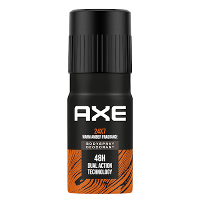 Axe Recharge 24X7 Warm Amber Deodorant Body Spray For Men - 150 ml