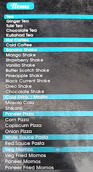 The Coffee Culture menu 1