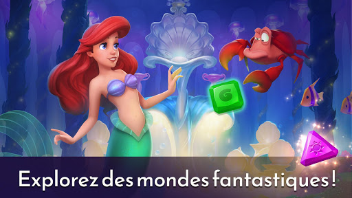 Code Triche Disney Princesses Puzzle Royal : Match 3 et Déco APK MOD 4