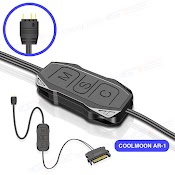 Bộ Hub Coolmoon Tích Hợp Điều Khiển Led Argb 5V 3Pin - Dùng Nguồn Sata