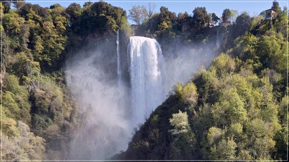 Cascata delle Marmore, a cascata feita pelo homem