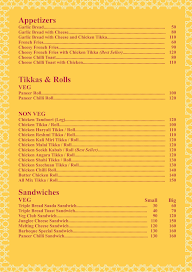 Shabbir's Tawakkal Sweets & Eats menu 1