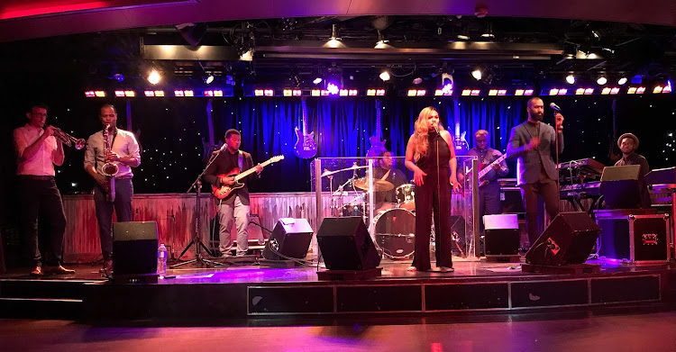  The B.B. King All-Star Band performing on Holland America's ship ms Oosterdam. 