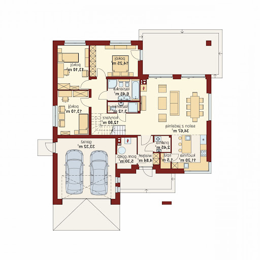 Domena 140 B - Rzut parteru