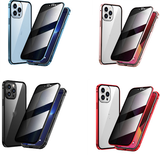 Title 1, Privacy-Proof Magnet Phone Case Double Sided Me...