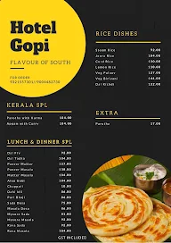 Hotel Gopi menu 4