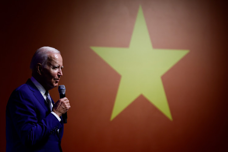 US President Joe Biden during a press conference in Hanoi, Vietnam. File photo: EVELYN HOCKSTEIN/REUTERS