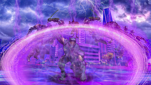 Screenshot Flying Panther Superhero city