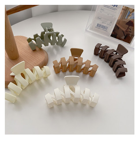 Title 3, Womens Large Simplicity Grip Frosted Hair Clip...