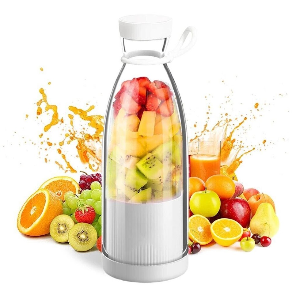 Mini Frullatore Portatile USB Da Viaggio Succo di Frutta Juice Comodo e  Facile da Utilzzare Lavare e Trasportare