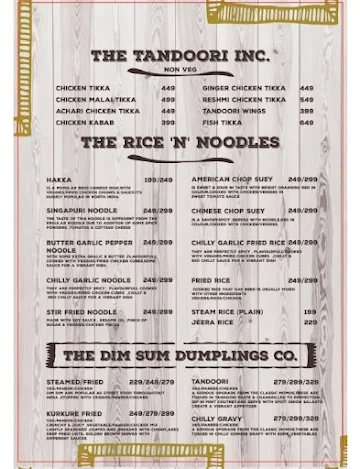 Konfidential menu 