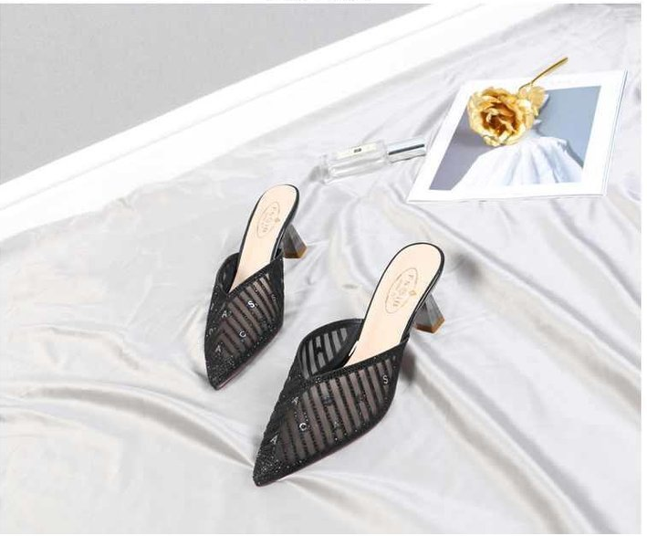 Title 5, Escarpins Baotou à talons aiguilles pour femmes...