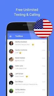  TextNow - Free US Phone Number – Vignette de la capture d'écran  