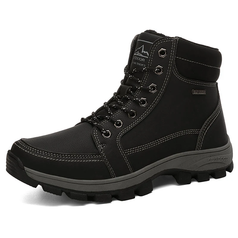 Title 1, Heren hoge katoenen pluche schoenen Stijlvolle ...
