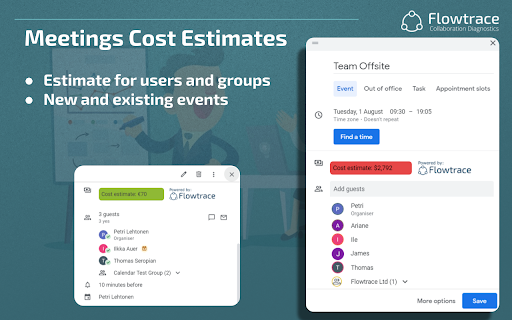 Meeting Cost for Google Calendar™