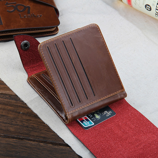 Title 7, Mens Three-fold Creative Short Wallet