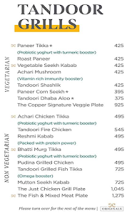 Copper Chimney menu 1