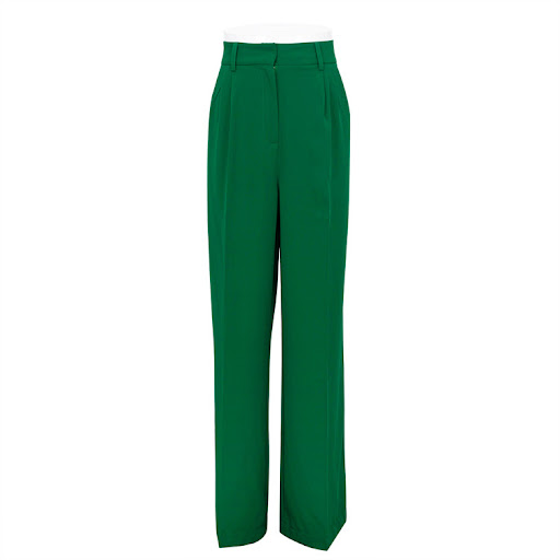 Title 7, Commuter High Waist Loose Klein Blue Casual Tro...