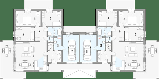 Mandalorian A - dwulokalowy L.LL - Rzut parteru