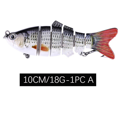 Title 2, Knotty Fish Submerged Road Sub-bait Lure fishin...