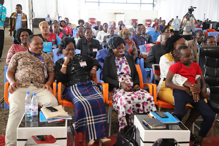 Clerics during the forum at Happy Church in Juja, Kiambu county.