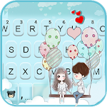 Cover Image of Download Sweet Couple Love 2 Keyboard Theme 1.0 APK