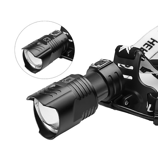 Title 4, Strong light USB charging telescopic zoom headl...