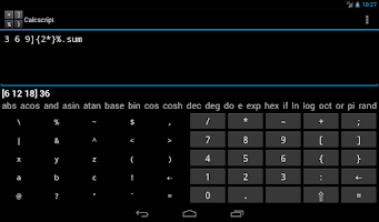 Calcscript Screenshot