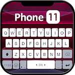 Cover Image of Baixar Black Phone 11 Keyboard Theme 1.0 APK