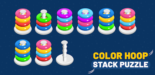 Color Hoop Stack Puzzle - Sort