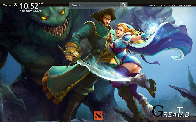 Best Dota 2 Wallpapers Theme|GreaTab