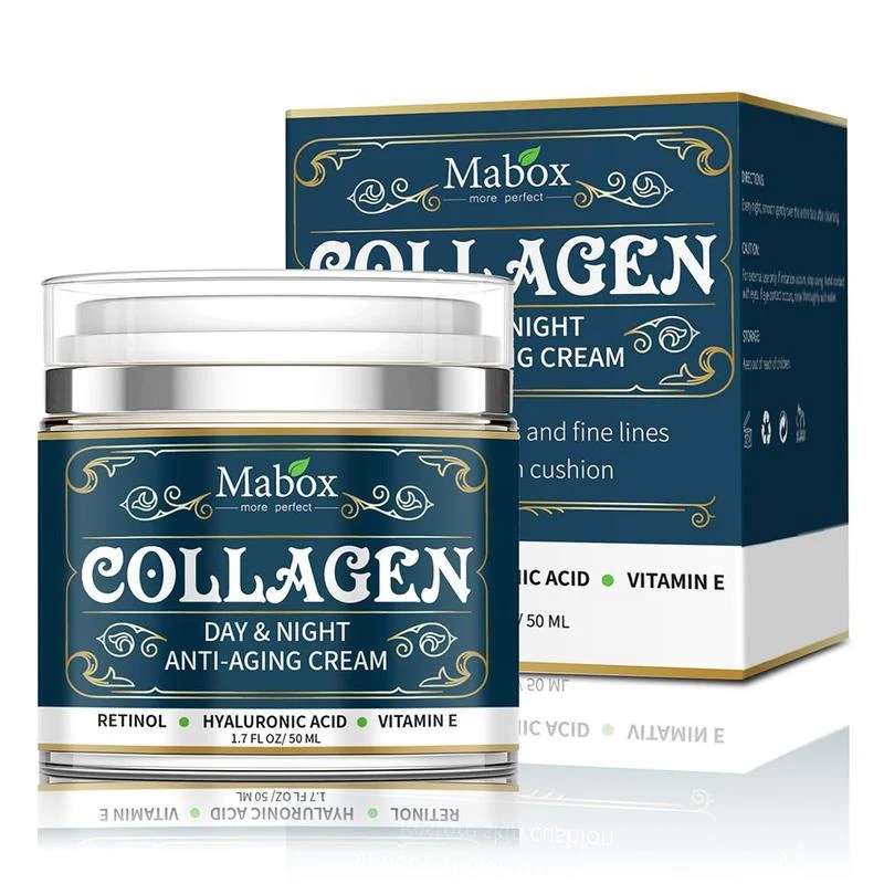 Collageen Moisturizing Gezichtscrème voor Anti-Aging Huidverzorging. Verwijdert Rimpels en hydrateert. Voor een Jongere en Stralende Huid