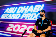 Jack Aitken of Williams talks in the Drivers Press Conference during previews ahead of the F1 Grand Prix of Abu Dhabi at Yas Marina Circuit on December 10, 2020.