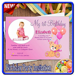 Cover Image of Download Birthday Party Invitation Card 1.0 APK