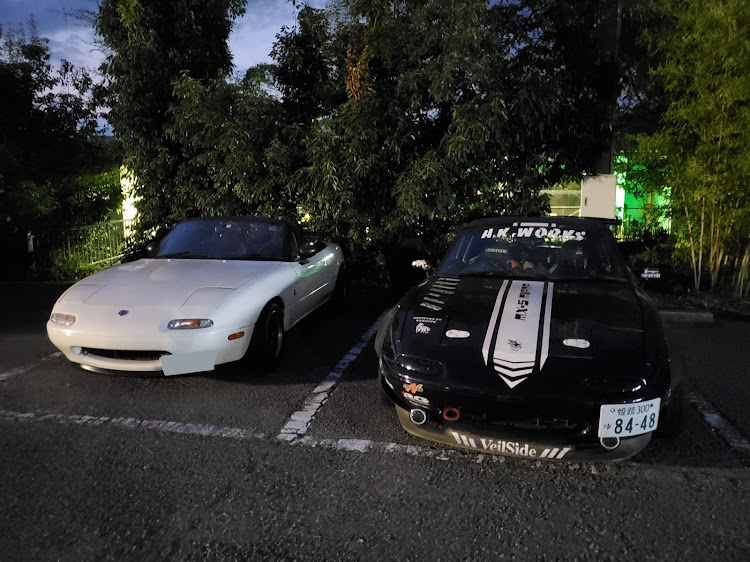 ロードスターの夏休みの工作・自然風で乗り切るぞ！٩(*ÒωÓ*)و・立駐撮影会告知・自作エアダクト・充実Sundayに関するカスタム事例の投稿画像3枚目