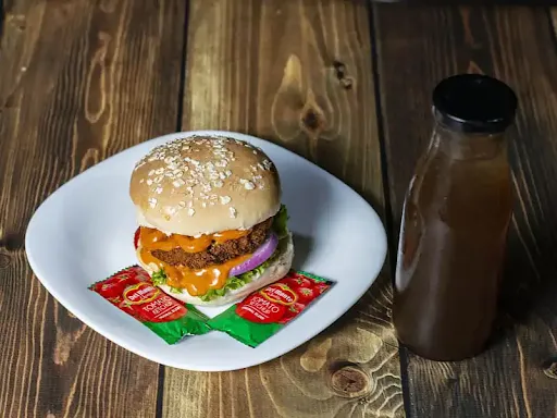 Achari Paneer Burger