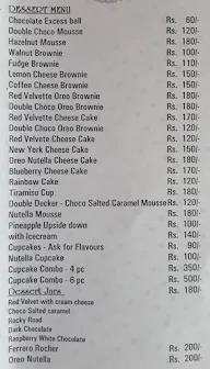 Cafe Adoniya menu 1