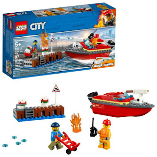 City Fire Пожар в порту конструктор Lego за 940 руб.