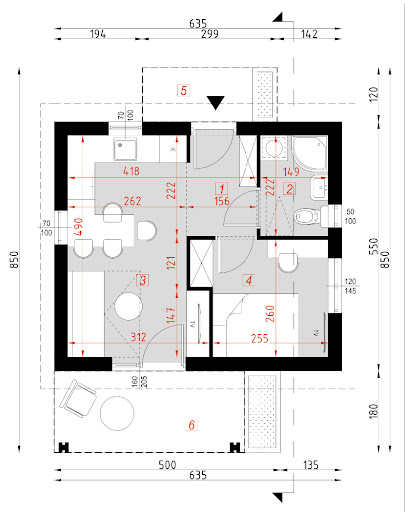 D311 - Rzut parteru